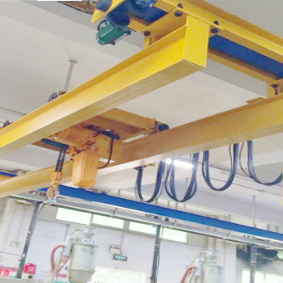 Double beam suspension crane