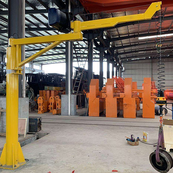 Electric folding arm crane