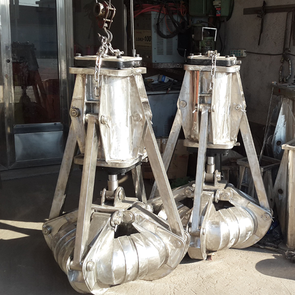 Stainless steel grab bucket
