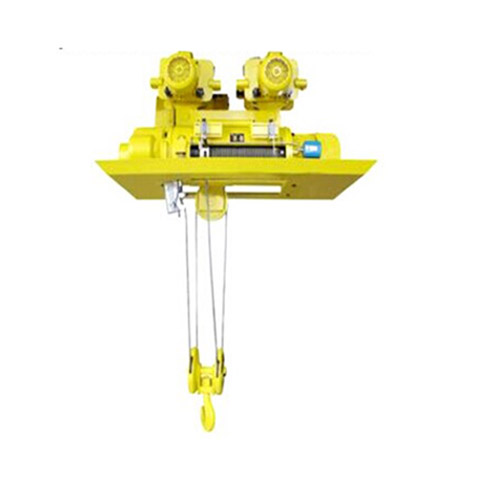 Metallurgical double brake electric hoist