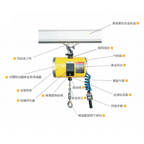 Pneumatic hoist balance crane