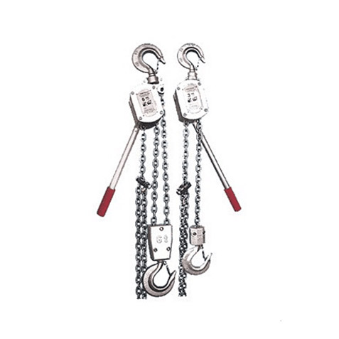 Aluminum alloy ring chain lever gourd